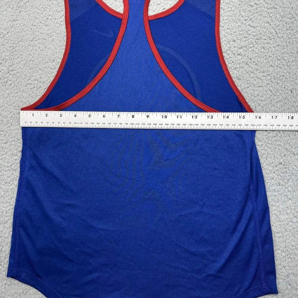 Nike The Nike Tee 34233X-CB1 Dri-Fit Size XS MLB Chicago Cubs Racerback Tank Top